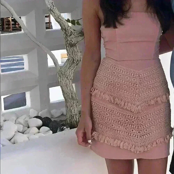 Strapless Lace Dress - Picture 2 of 5